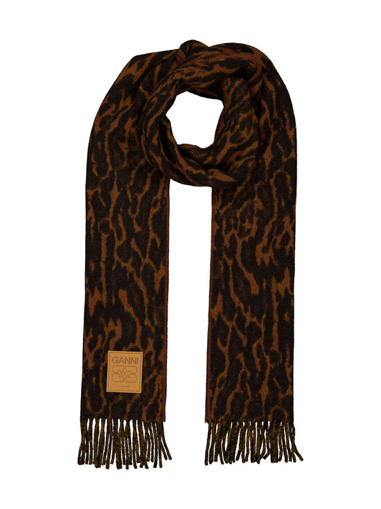 Ganni - Compact Leopard -villahuivi - ZZB RAWHIDE | Stockmann - photo 1