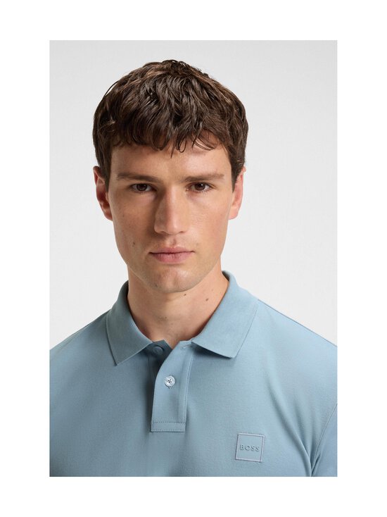 BOSS - Passerby- pitkähihainen pikeepaita - 451 LIGHT/PASTEL BLUE | Stockmann - photo 4