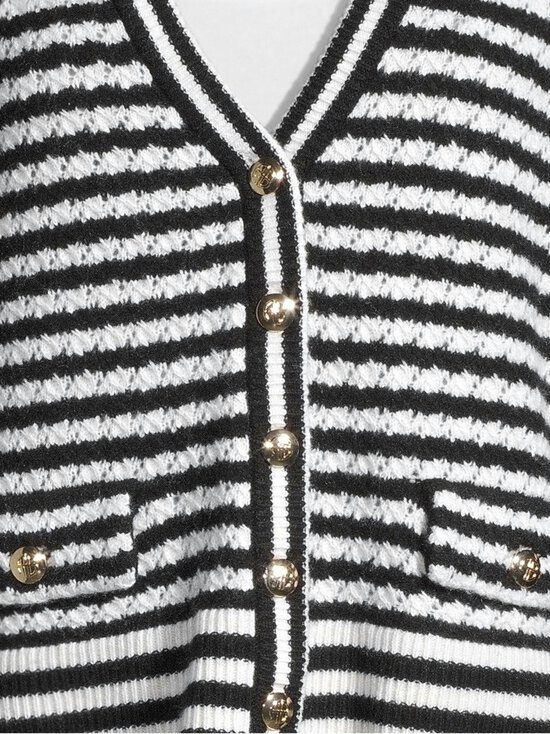 Anine Bing - Meriinovillane kardigan Gwen - WHITE/BLACK - photo 4 Anine Bing - Meriinovillane kardigan Gwen - WHITE/BLACK | Stockmann - photo 4