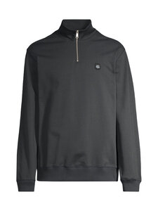 Makia - Patch Half Zip -collegepaita - 997 CARBON BLACK | Stockmann