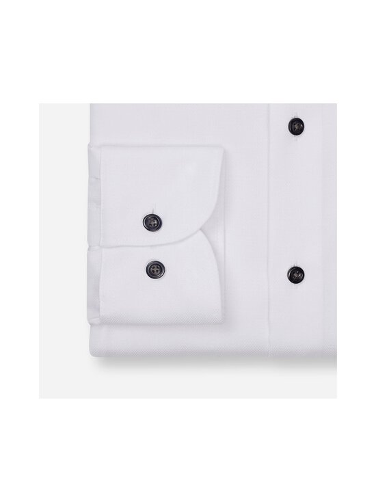 Olymp - Modern Fit Contrast Button -kauluspaita - 00 WHITE | Stockmann - photo 4