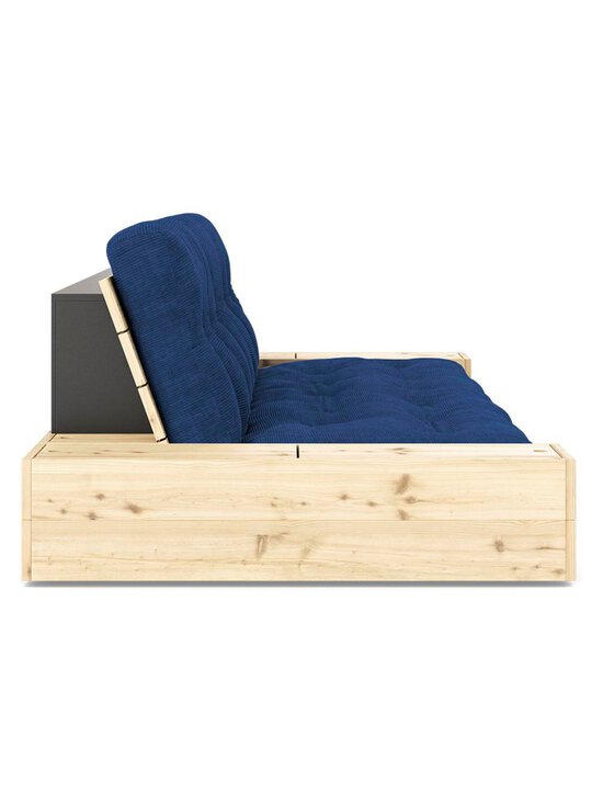 Karup - Base-futonsohva laatikoilla Corduroy-kangas royal blue/mänty L 244 cm - BLUE | Stockmann - photo 3