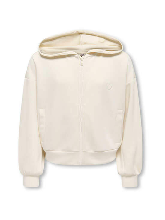 KIDS ONLY - Kogada Heart Zip -huppari - BIRCH DETAIL:BIRCH EMB. HEART | Stockmann - photo 1