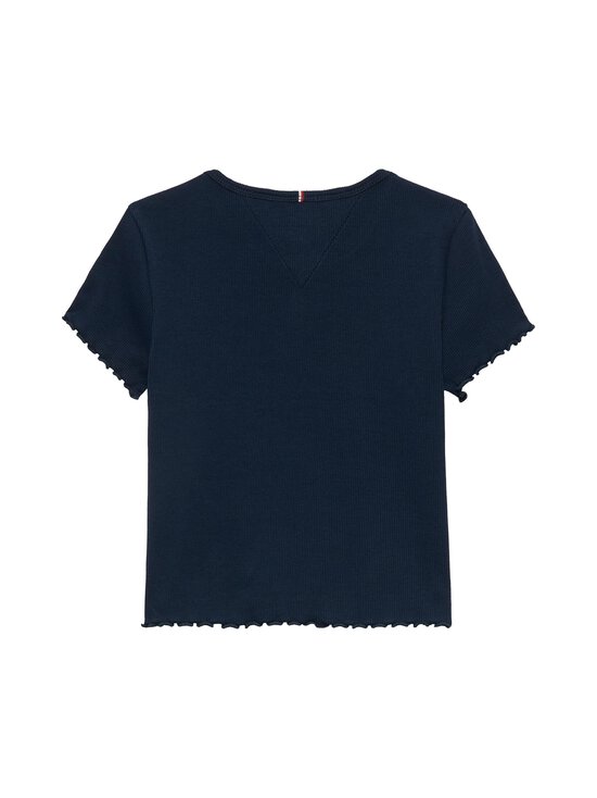 Tommy Hilfiger - Essential Rib T-krekls - C1G DARK NIGHT NAVY - photo 2 Tommy Hilfiger - Essential Rib T-krekls - C1G DARK NIGHT NAVY | Stockmann - photo 2