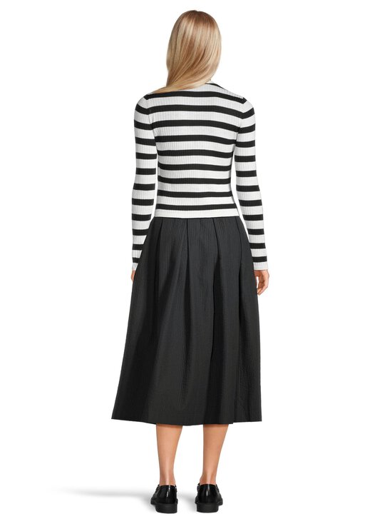 Max Mara Studio - Trieste-raidallinen silkki-villaneuletakki - 002 SCHWARZWEISS - photo 3 Max Mara Studio - Trieste-raidallinen silkki-villaneuletakki - 002 SCHWARZWEISS | Stockmann - photo 3
