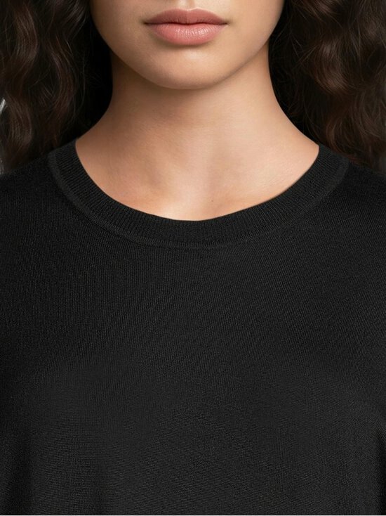 TOTEME - Merino Knit -neulemekko - BLACK | Stockmann - photo 4