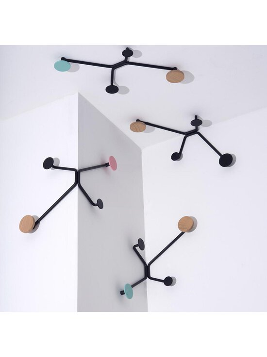 Gazzda - Hook-seinänaulakko - MUSTA,TAMMI - photo 2 Gazzda - Hook-seinänaulakko - MUSTA,TAMMI | Stockmann - photo 2