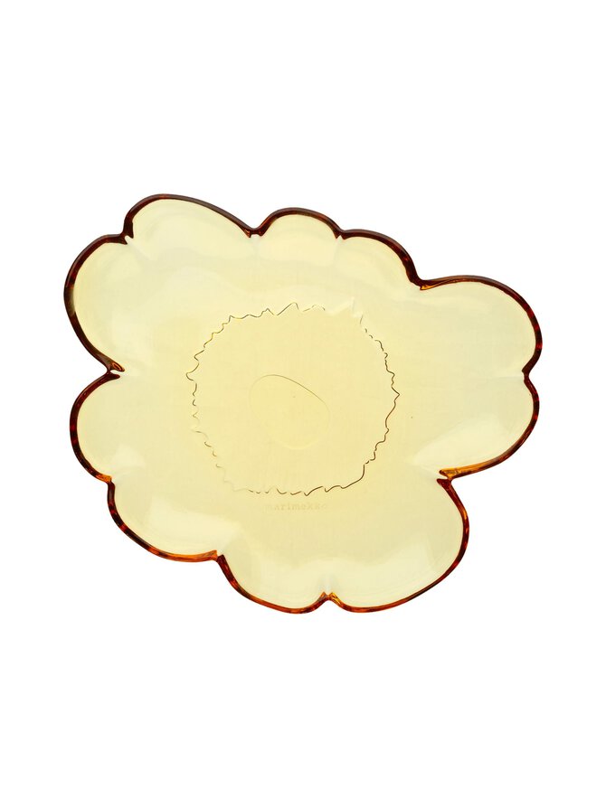 Marimekko - Unikko-lasilautanen 20 Cm