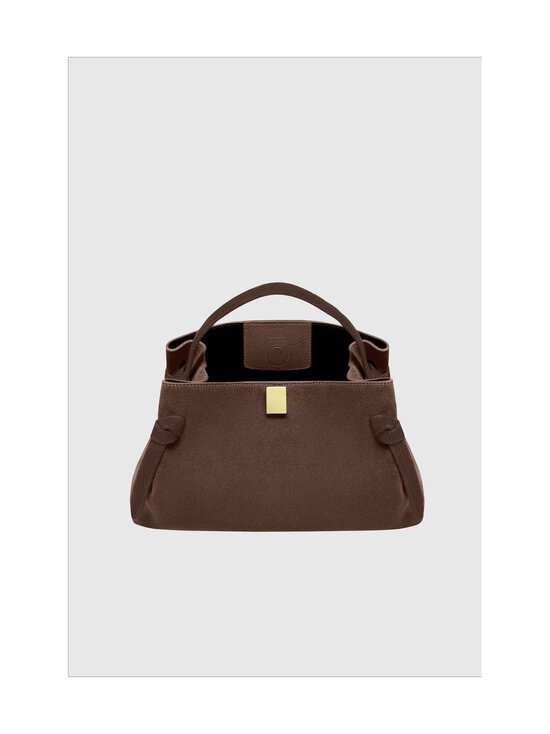 YUZEFI - Gyoza Suede -nahkalaukku - CHOCOLATE | Stockmann - photo 3