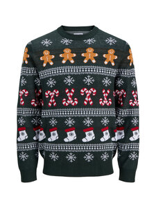 Jack & Jones - JjXmas Santa adīts džemperis - SCARAB | Stockmann