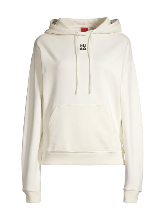 HUGO - Kapuutsiga pusa Delfinia Jersey - 115 OPEN WHITE | Stockmann - photo 1