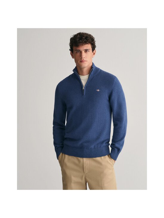 GANT - Puuvillane kampsun Casual Halfzip - 902 DARK JEANSBLUE MELANGE - photo 4 GANT - Puuvillane kampsun Casual Halfzip - 902 DARK JEANSBLUE MELANGE | Stockmann - photo 4
