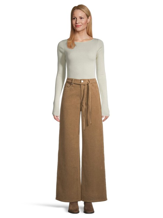 Object - Velvetpüksid ObjMoji Alima - TANNIN DETAIL:BLACK | Stockmann - photo 3