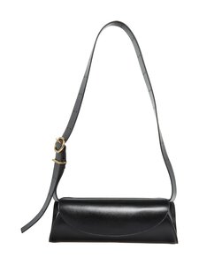 Jil Sander - Cannolo Small -nahkalaukku - 001 BLACK | Stockmann