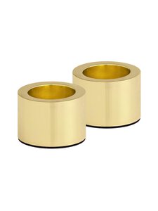 UYUNI - Light Taper -kynttilänjalat 2 kpl - MATTE BRASS | Stockmann