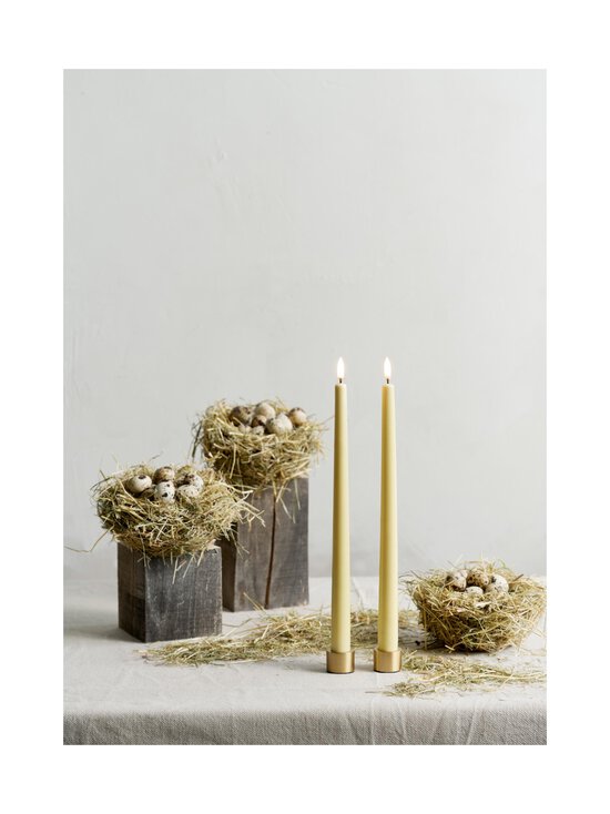 UYUNI - Light Taper -kynttilänjalat 2 kpl - MATTE BRASS | Stockmann - photo 2
