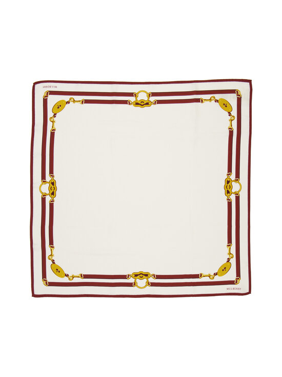 Mulberry - Belted Boarder Square -huivi - H130 CREAM | Stockmann - photo 2