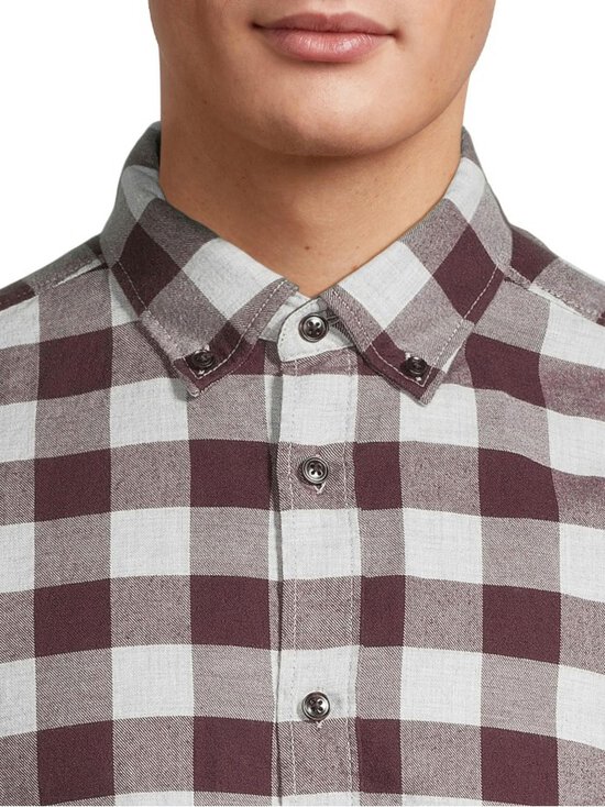 Olymp - Shirt Casual check Olymp - WINE | Stockmann - photo 6