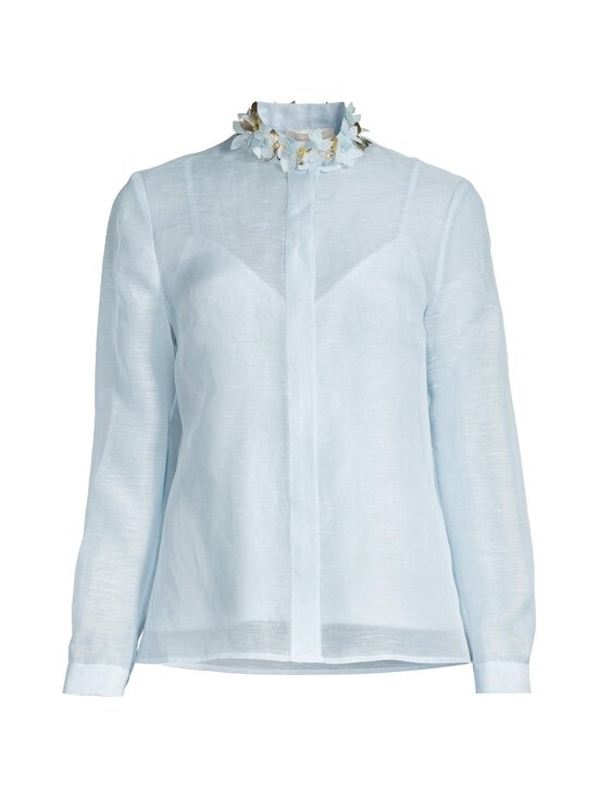 Zimmermann - Illuminate Embellished -pellava-silkkipaita - MIT MINT - photo 1 Zimmermann - Illuminate Embellished -pellava-silkkipaita - MIT MINT | Stockmann - photo 1