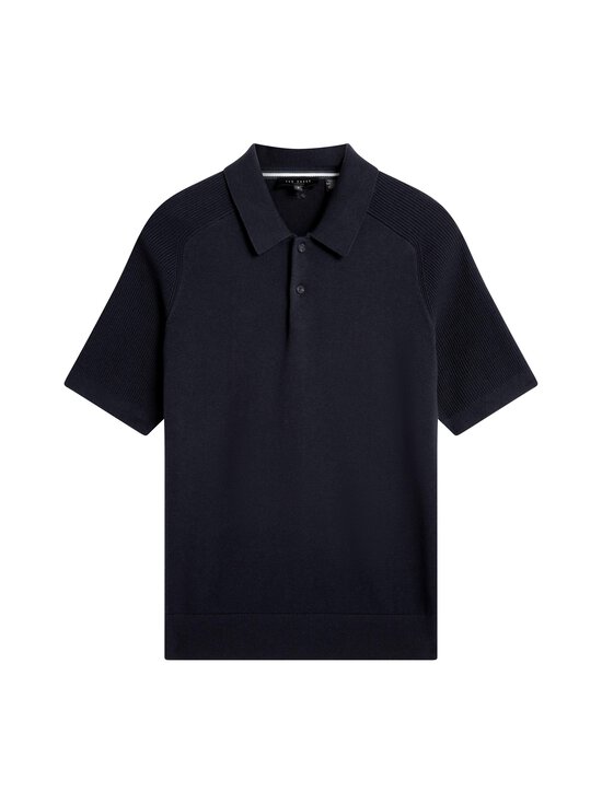 Ted Baker London - Otisoss Ribbed Raglan -pikeepaita - NAVY | Stockmann - photo 1