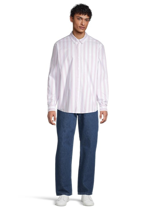 Carhartt WIP - Dillion Oxford Loose Fit -kauluspaita - 2SNXX DILLION STRIPE HORTENSIA / WHITE - photo 2 Carhartt WIP - Dillion Oxford Loose Fit -kauluspaita - 2SNXX DILLION STRIPE HORTENSIA / WHITE | Stockmann - photo 2