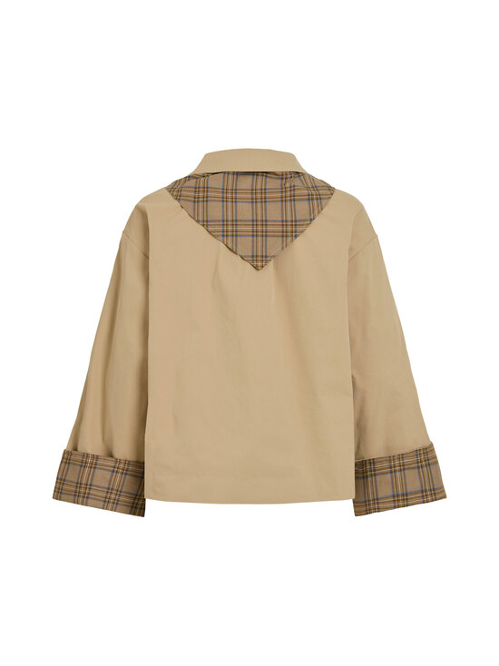 Vila - Viavara Detail -kevyt takki - FIELDS OF RYE DETAIL:CHECK SCARF | Stockmann - photo 2