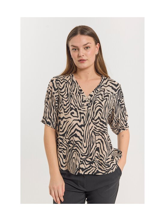 Freequent - Linasegust pluus Larin - SIMPLY TAUPE, BLACK - photo 4 Freequent - Linasegust pluus Larin - SIMPLY TAUPE, BLACK | Stockmann - photo 4