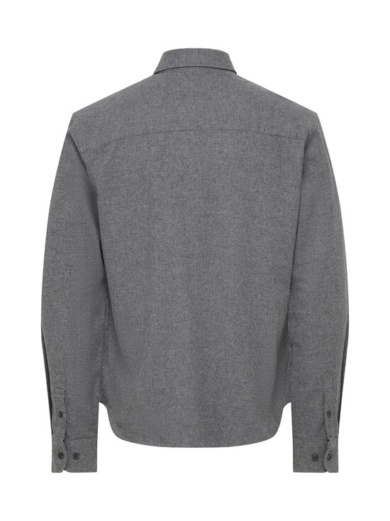 Only & Sons - OnsSalon Slim -kauluspaita - MEDIUM GREY MELANGE | Stockmann - photo 2