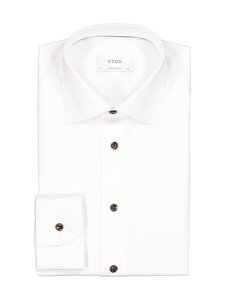 Eton - Contemporary Fit Signature Twill krekls ar apkakli - 00 WHITE | Stockmann