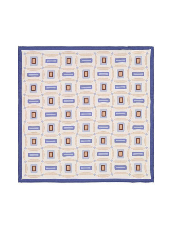 Stockholm Kravatt - Siidist taskurätik Retro - 3 BLUE / BEIGE | Stockmann - photo 1
