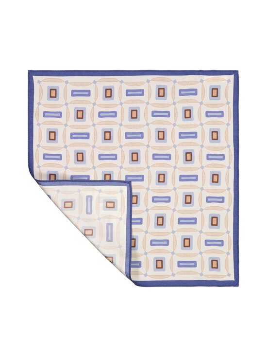 Stockholm Kravatt - Siidist taskurätik Retro - 3 BLUE / BEIGE | Stockmann - photo 2