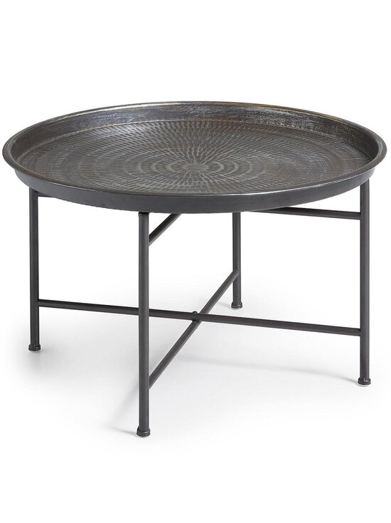 Kave Home - Dalinea-sohvapöytä harmaa metalli ⌀ 65 cm - GREY | Stockmann - photo 1