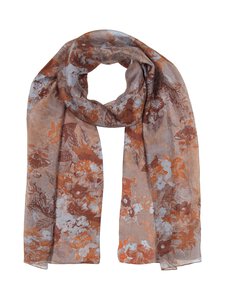 A+more - Josie zīda šalle 50 x 180 cm - BROWN/BLUE | Stockmann