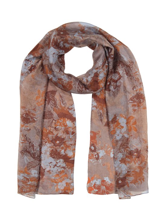 A+more - Josie zīda šalle 50 x 180 cm - BROWN/BLUE | Stockmann - photo 1