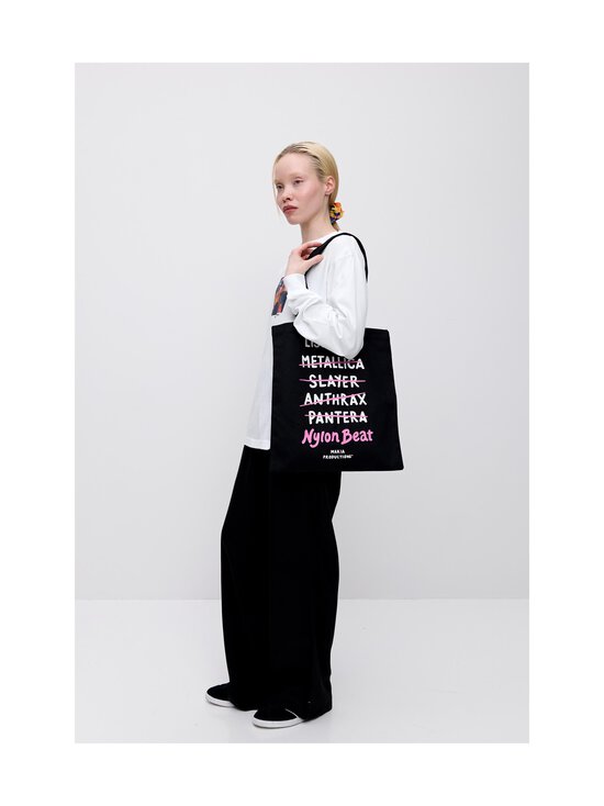 Makia - Listen To Tote -kangaskassi - 999 BLACK | Stockmann - photo 2