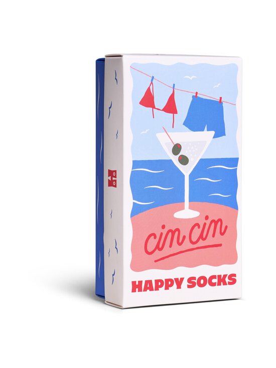 Happy Socks - Cin Cin Socks Gift Set -sukat 3-pack - 1000 WHITE | Stockmann - photo 6