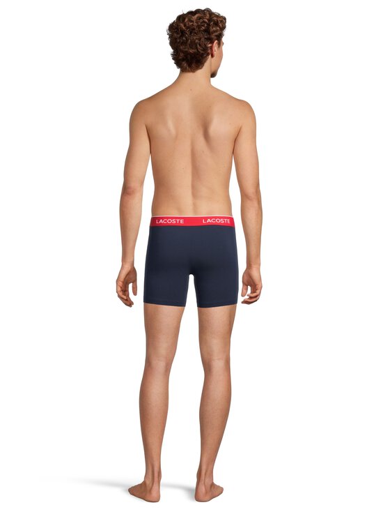 Lacoste - Boxer Brief -alushousut - HY0 NAVY BLUE/GREEN-RED-NAVY | Stockmann - photo 3
