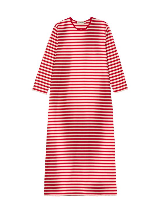 Marimekko - Katju Tasaraita naktskrekls - 899 RED, OFF WHITE - photo 1 Marimekko - Katju Tasaraita naktskrekls - 899 RED, OFF WHITE | Stockmann - photo 1