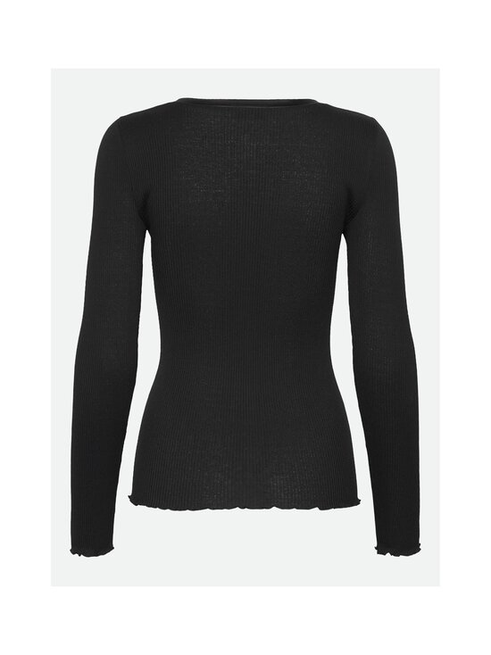 Rosemunde - RWBeatha Satin - silkki-puuvillapaita - 010 BLACK | Stockmann - photo 2