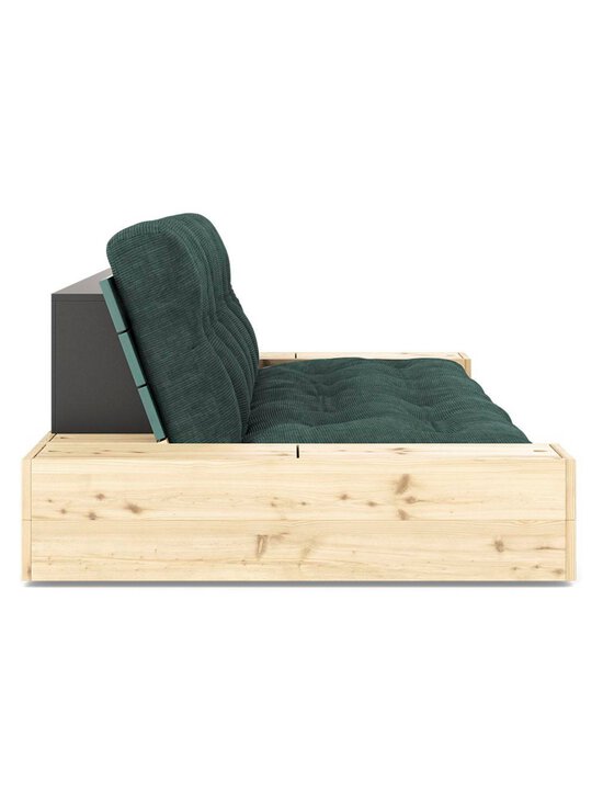 Karup - Base-futonsohva laatikoilla Corduroy-kangas seaweed/vihreä L 244 cm - BLUE | Stockmann - photo 3