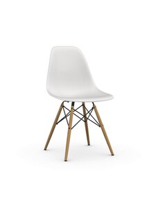 Vitra - Eames DSW RE -tuoli cotton white/hunajasaarni - WHITE | Stockmann