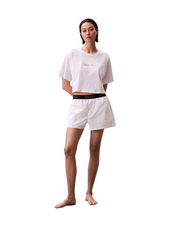 Calvin Klein Underwear - Logo Poplin Pride šorti - 100 CLASSIC WHITE - photo 1 Calvin Klein Underwear - Logo Poplin Pride šorti - 100 CLASSIC WHITE | Stockmann - photo 1