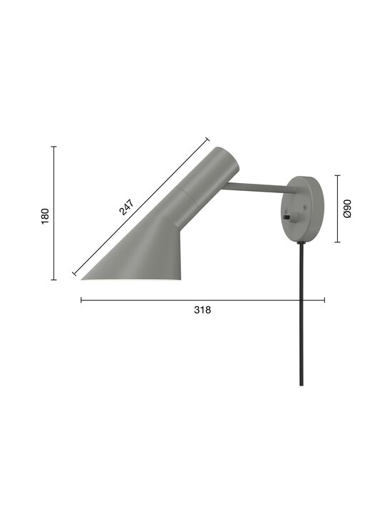 Louis Poulsen - AJ-seinävalaisin - BRASS/WARM GREY - photo 2 Louis Poulsen - AJ-seinävalaisin - BRASS/WARM GREY | Stockmann - photo 2