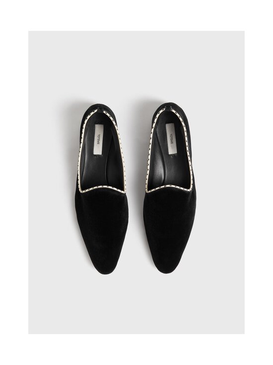 TOTEME - Velvet Venetian -tohvelit - BLACK 001 | Stockmann - photo 2