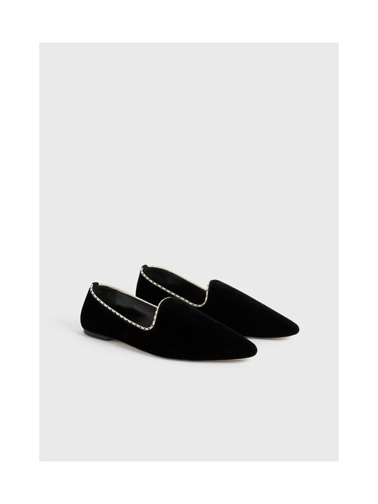 TOTEME - Velvet Venetian -tohvelit - BLACK 001 | Stockmann - photo 3