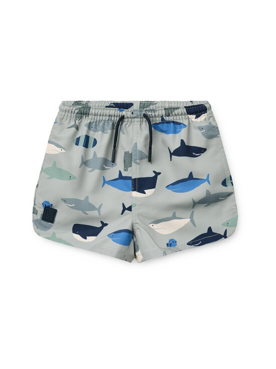 Liewood - Aiden Printed -uimashortsit - 2619 SHARK / DOVE BLUE | Stockmann - photo 1