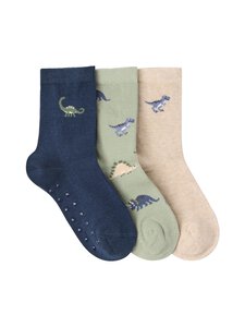 Lindex - Sukat 3 -pack - 3905 DUSTY GREEN | Stockmann