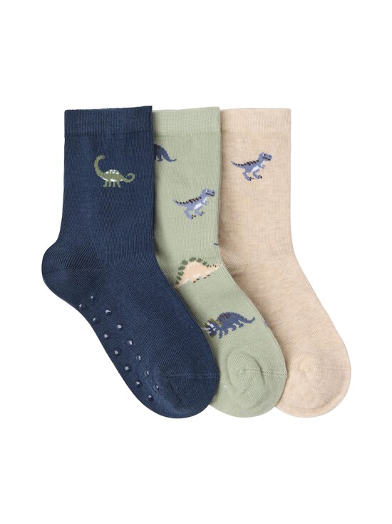 Lindex - Sukat 3 -pack - 3905 DUSTY GREEN | Stockmann - photo 1