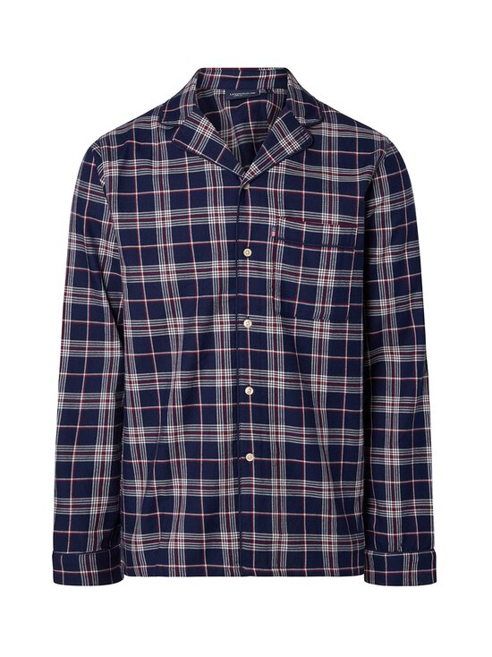 Lexington - Checked Flannel -pyjama - 573 BLUE MULTI CHECK | Stockmann - photo 2