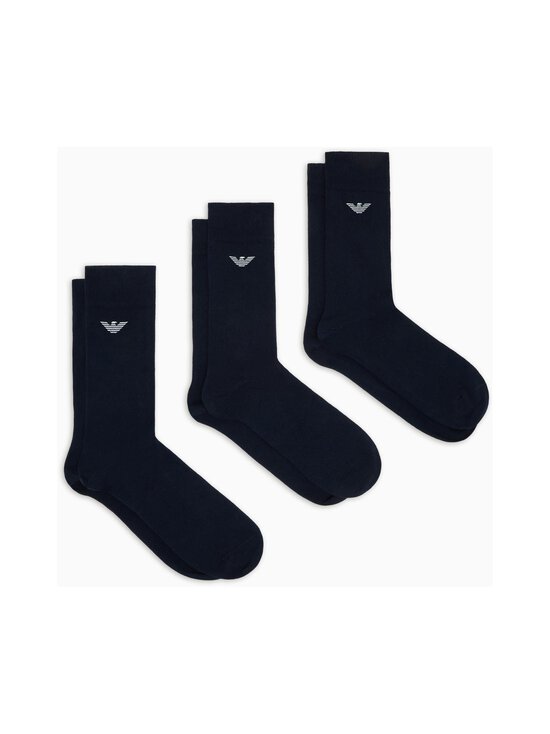 Emporio Armani - Sokid, 3 paari - MB082 BLUE/BLUE/BLUE - photo 1 Emporio Armani - Sokid, 3 paari - MB082 BLUE/BLUE/BLUE | Stockmann - photo 1